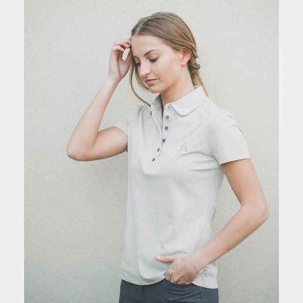 A Equipt Polo T-Shirt W - Light Grey