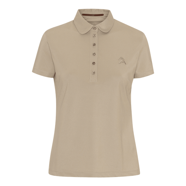A Equipt Polo T-Shirt W - Beige