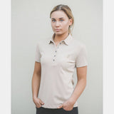 A Equipt Polo T-Shirt W - Beige